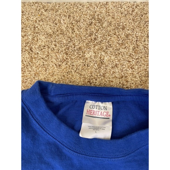 Martin Luther King Jr. T-Shirt L Double Sided Tee Vintage Blue Tee Graphic - Picture 3 of 7